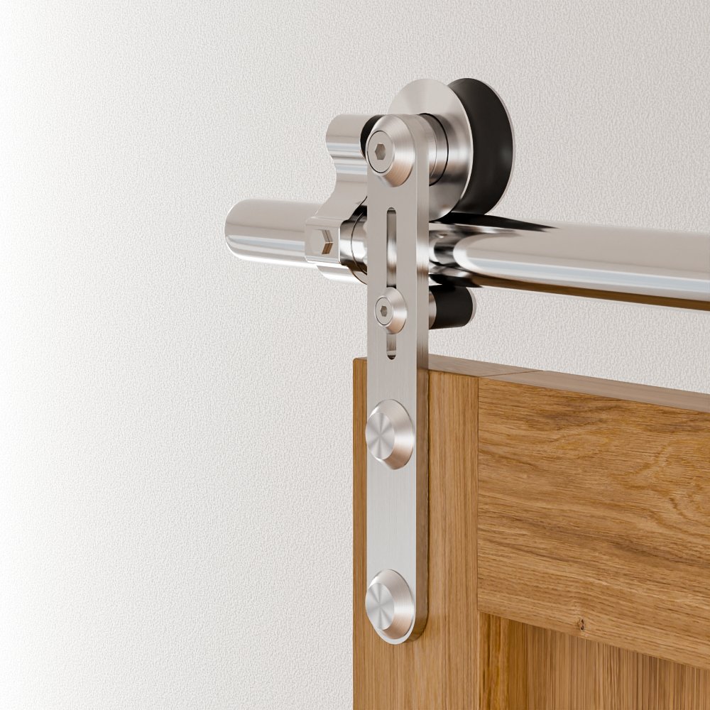 boxichen1's tweet image. Sleek. Strong. Silent. 🔥
Our stainless steel sliding barn door hardware kit holds up to 330 lbs and glides noise-free! Perfect for upgrading your space effortlessly. 🚪
👉 Learn more: [ccjh.shop/products/6-6ft…]
#DIY #HomeImprovement #BarnDoor #Hardware