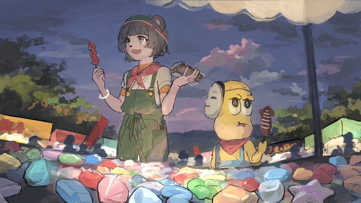 夏祭り回

#ぽこあーと
#オシャレになりたいピーナッツくん