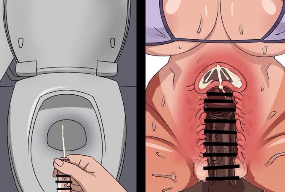 Adivinen cual de las dos vergas es mi esposa~? La que se masturba escuchando mis gemidos o la que me esta reventado el utero~?