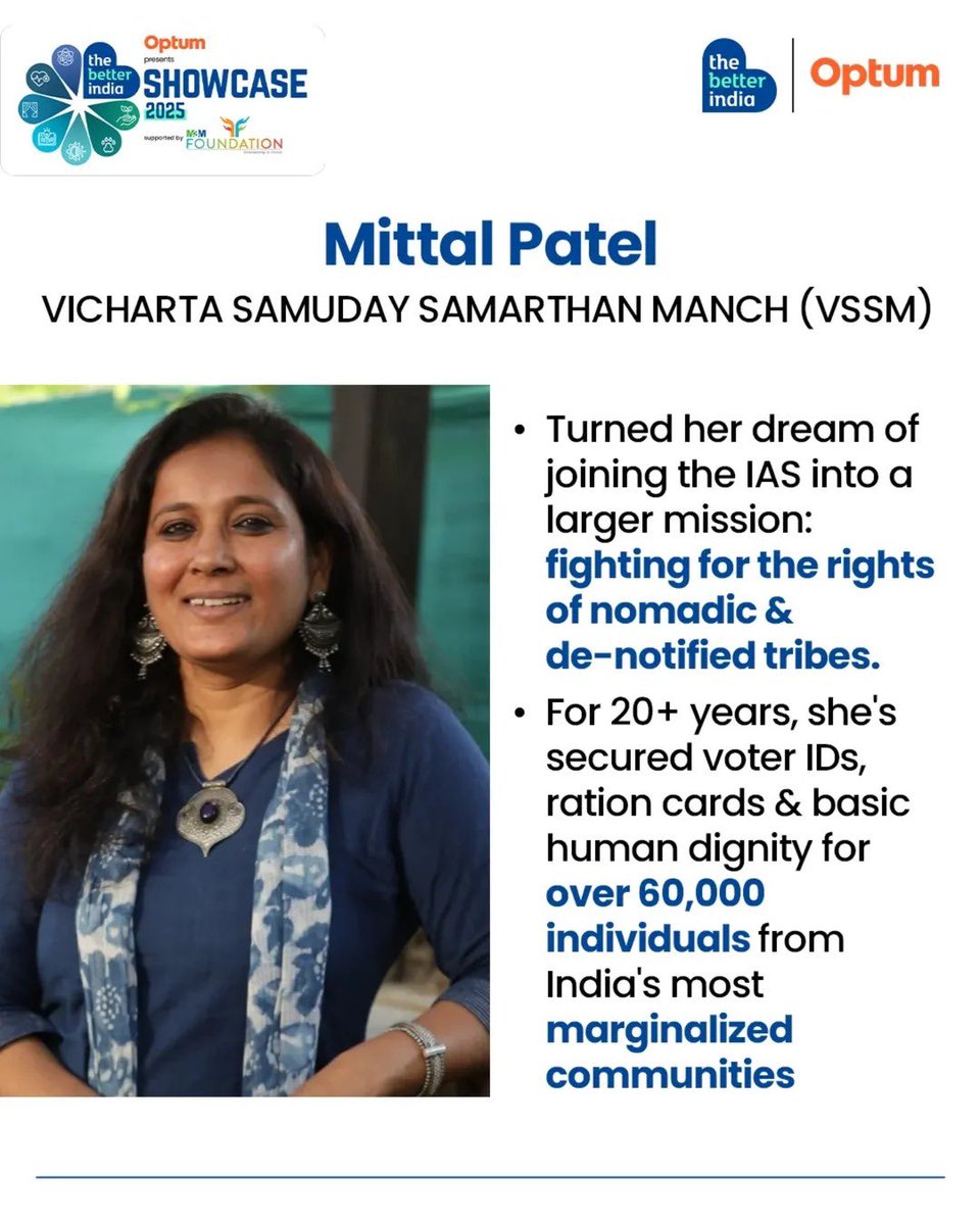 Mittal4Nomads's tweet photo. ચેન્જ મેકર જેમણે સમાજ બદલાવમાં પોતાની હિસ્સેદારી નોંધાવી હોય તેને અપાતુ બીરુદ. બેટર ઈન્ડીયા દ્વારા આ માટે વોટ કરવાનું કહેવામાં આવ્યું. આમ તો ચેન્જ મેકરના લીસ્ટમાં પણ એમણે જ મુક્યા ને મને એમણે આ વિગતો મોકલી. વ્યક્તિગત રીતે એવોર્ડ મળે એ માટે અમે ક્યારેય અરજી કરતા નથી. પણ ક્યારેક લાગે કે આપણે જે કાર્યો કરીએ તેને સમગ્ર દેશ સાથે જોડવું  હોય તો આવા ફલક પર પણ જવું જોઈએ. એટલે આજે આ વિગત તમારી સાથે શેર કરી છે. આમાં વોટ કરવાનો હોય. તમે સૌ વર્ષોથી અમારી પ્રવૃતિઓ જાણો, તમને લાગે કે આમાં વોટ કરી શકાય તો કરજો..

Link: https://t.co/q1FcOWViGB

@thebetterindia 

#mittalpatel #vssm