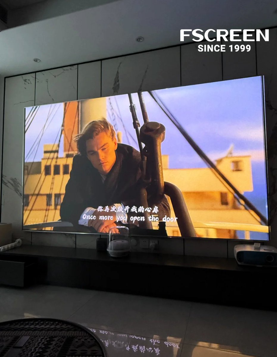 Fscreen1999's tweet image. Clear from Every Angle - That’s True Home Theater
With #Fscreen Fresnel Projection Screen, viewing angle is never a headache in the house.
#HomeTheater #Titanic #FresnelScreen #ALR #8K #Projector #ProjectionScreen #MovieNights #Gaming #Meeting #CinemaAtHome