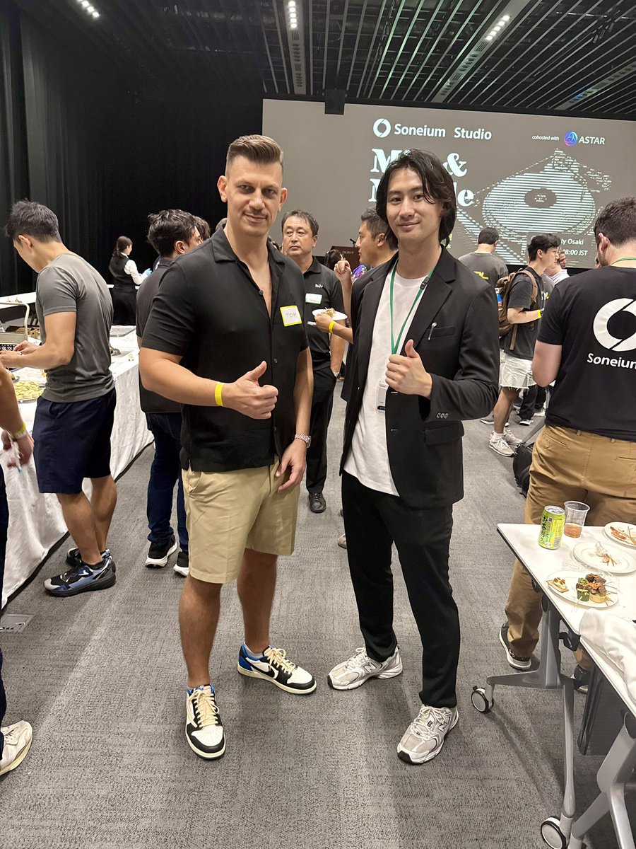 TomRevived's tweet image. Visiting Sony City Osaki in Tokyo was an incredible experience 🇯🇵
Amazing to see how @Sony is exploring new directions with @soneium and to connect with the community around it.

Always inspiring to witness such an iconic brand experimenting with the future of gaming and…
