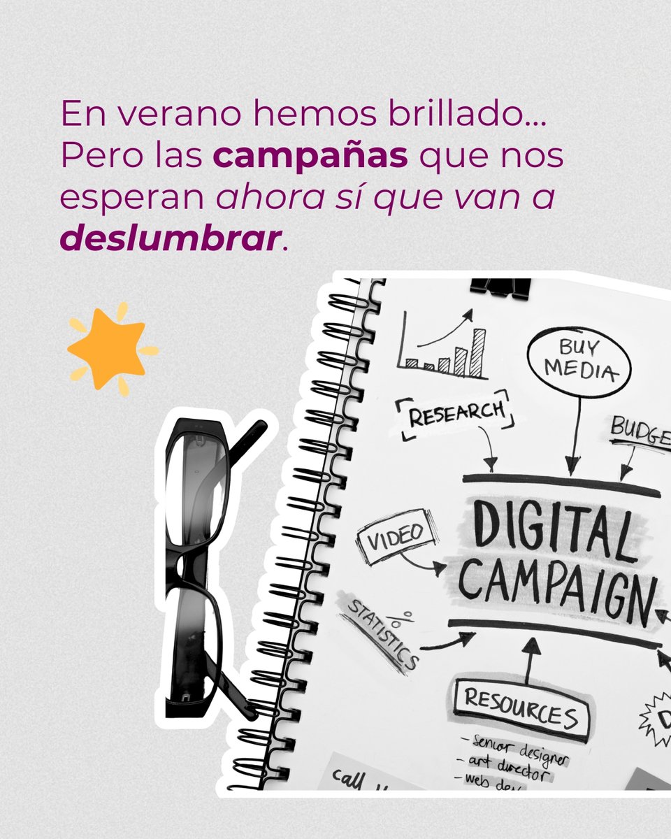 📩 La bandeja a rebosar, ☕️ cafés en modo maratón y 🌊 una ola de ideas que nos recuerda que septiembre también tiene su encanto.

Porque la vuelta no es solo “fin de vacaciones”: es inicio de proyectos, retos y campañas que prometen brillar más que el sol de agosto. ✨