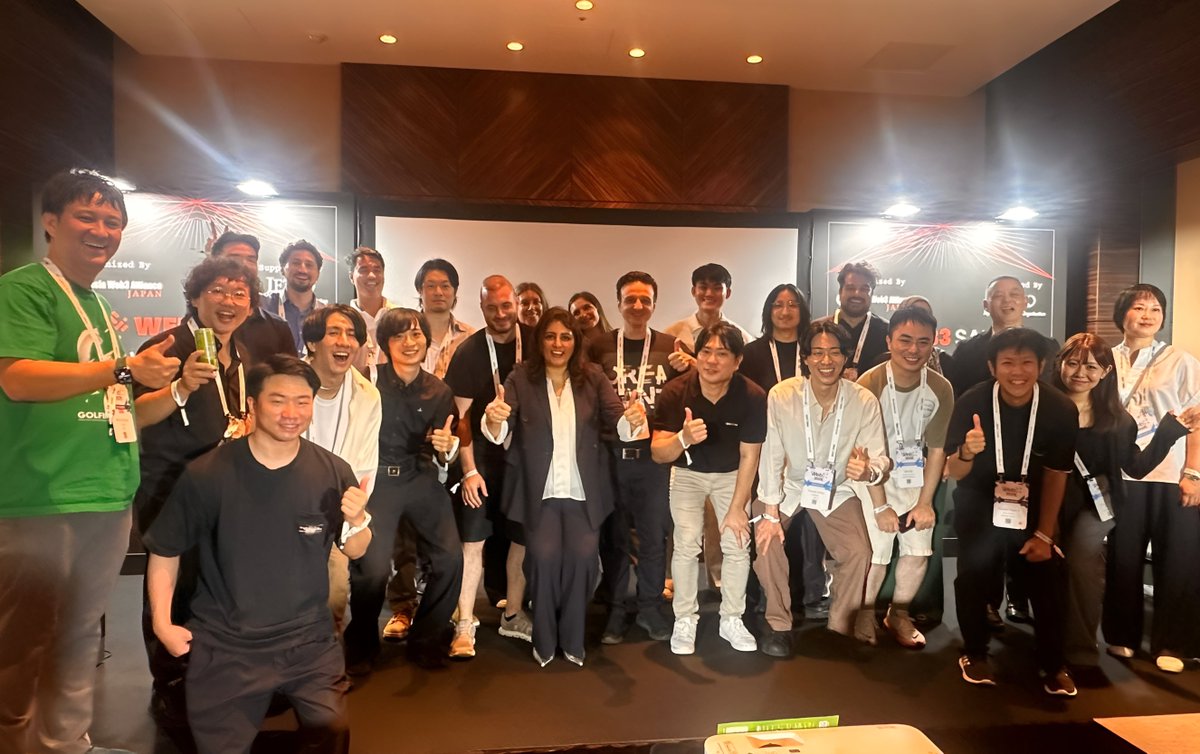 Web3 Salon | Supported by JETRO (@web3salon) on Twitter photo Startups That Stole the Spotlight!
Here’s to the bold builders who pitched on stage at Web3 Salon VC Connect <a href="/WebX_Asia/">WebX 2025 (Aug 25-26)</a> 2025 (Aug. 25-26), turning ideas into momentum and dreams into deals.
From cutting-edge DeFi to visionary infrastructure, these founders are shaping the Startups That Stole the Spotlight!
Here’s to the bold builders who pitched on stage at Web3 Salon VC Connect <a href="/WebX_Asia/">WebX 2025 (Aug 25-26)</a> 2025 (Aug. 25-26), turning ideas into momentum and dreams into deals.
From cutting-edge DeFi to visionary infrastructure, these founders are shaping the