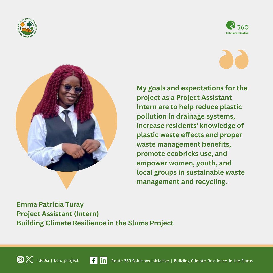 r360si's tweet image. Our Intern, Patricia Turay, hopes to reduce plastic pollution, improve participants' knowledge of plastic waste and waste management, empower her fellow youth, including women, and promote ecobricks’ use during the @bcrs_project.
#BCRS #youth4climate #climateaction #undp #mase