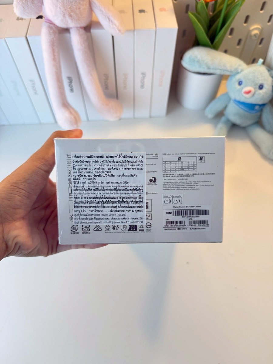 wxnxphx1's tweet image. Osmo Pocket 3 
DJI Osmo Pocket 3 Creator Combo
ถ่ายในน้ำได้ สายอินฟลู
มือหนึ่ง 19,000 ต่อรองได้นิดหน่อย
#กล้องดิจิตอลมือสอง #กล้องดิจิตอลเก่า #กล้องดิจิตอล #ส่งต่อกล้อง #กล้องดิจิตอลคอมแพค #กล้องมือสอง  #กล้อง #ส่งต่อกล้อง #กล้องดิจิราคาถูก #กล้องดิจิตอลเก่า