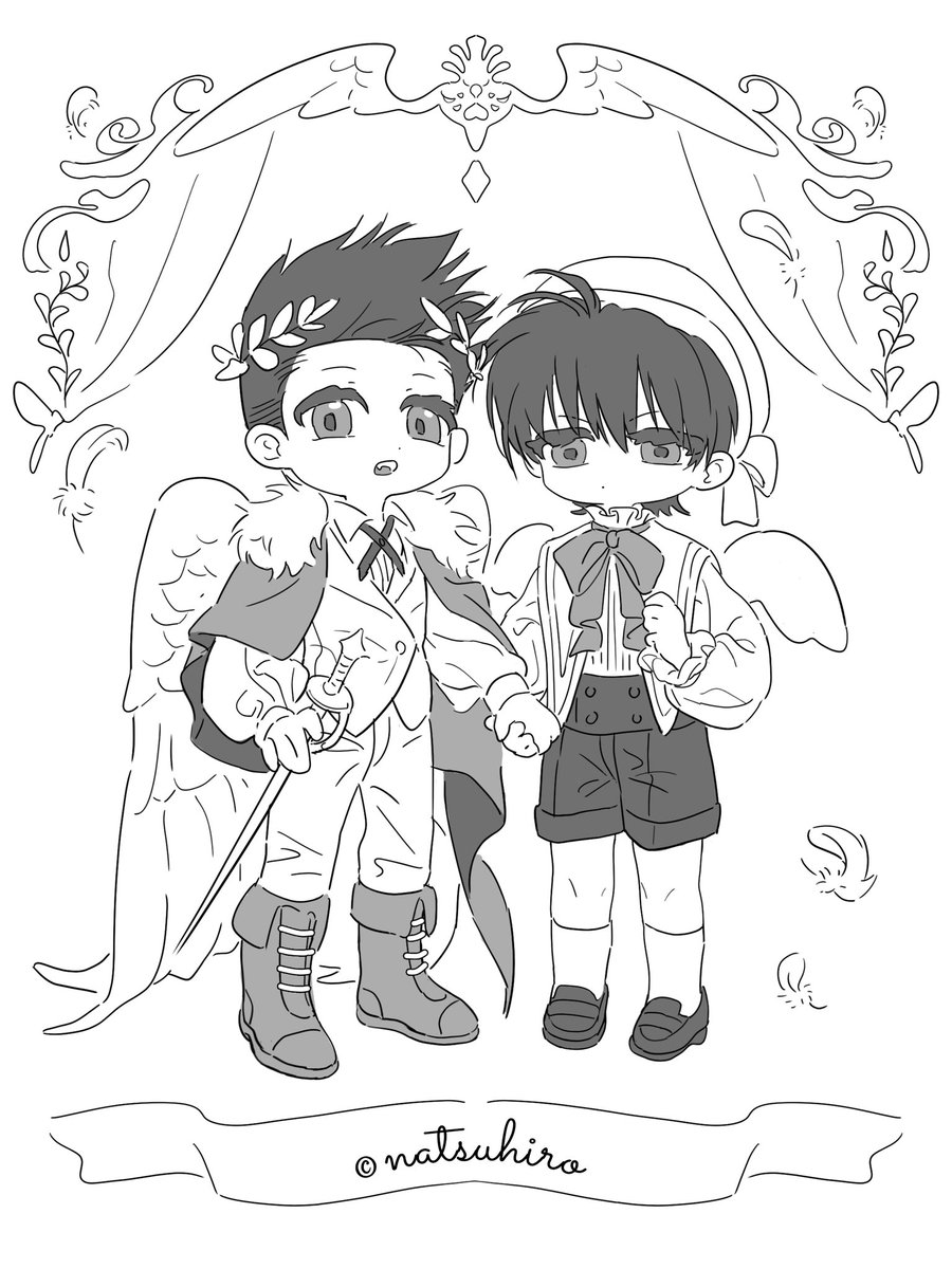 大天使牵小天使