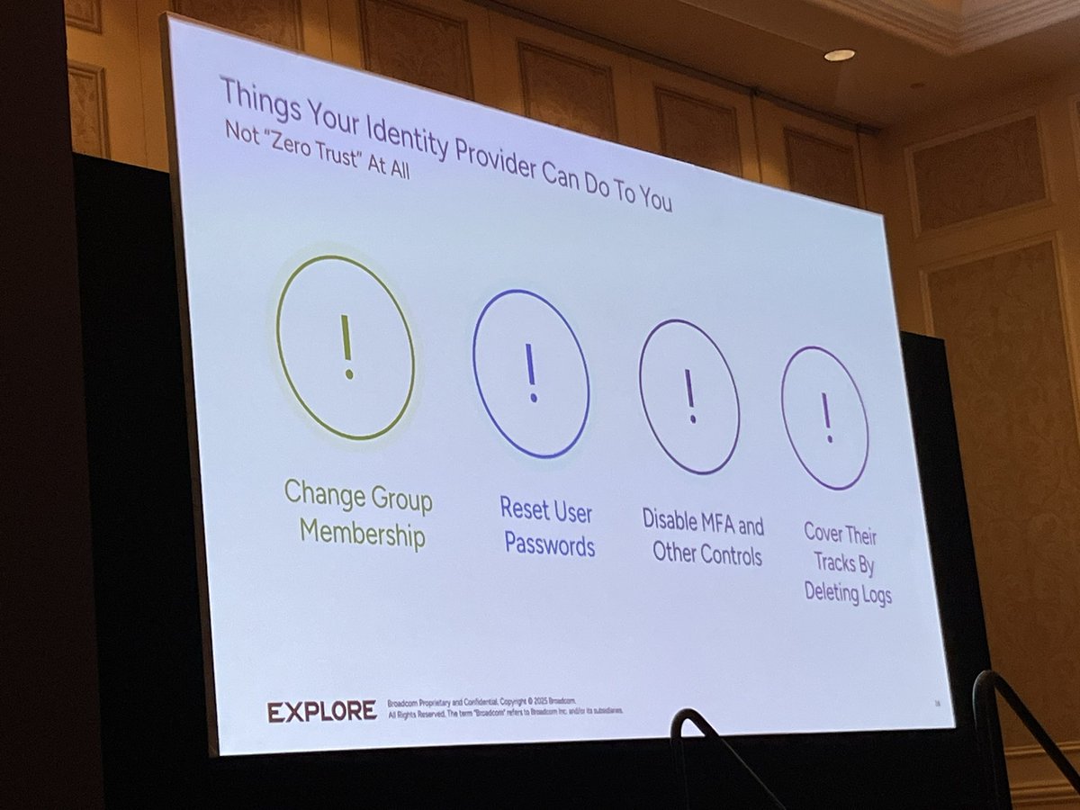 RichardKenyan's tweet image. Speaking of security, the best security session at the conference is the brain dump of @plankers in #CLOT1035LV @VMwareExplore #vmworld @MyVMUG #myvmug #vCommunity #vExpert @vExpert