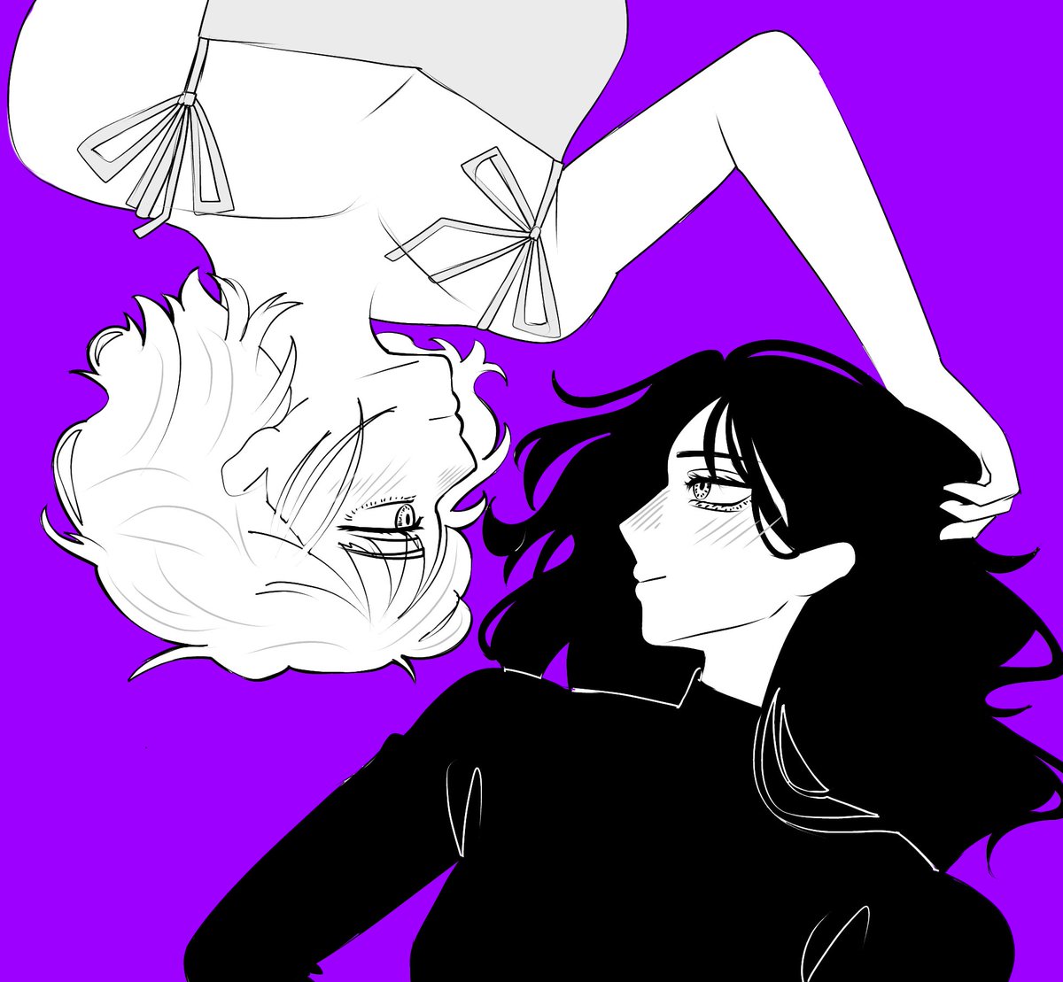 Moondaesarmpits's tweet image. Haegumian 💜💜 #killmenow #kmn #fanart