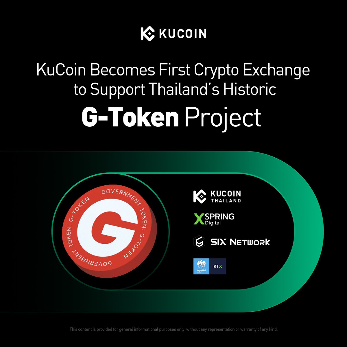 KuCoin (@kucoincom) on Twitter photo Historic first for Thailand 🇹🇭
The G-Token is the world’s first publicly offered tokenized government bond, backed by the Ministry of Finance. Proud to be the first global crypto exchange to support this breakthrough alongside <a href="/KuCoinThailand/">KuCoin Thailand</a>. Historic first for Thailand 🇹🇭
The G-Token is the world’s first publicly offered tokenized government bond, backed by the Ministry of Finance. Proud to be the first global crypto exchange to support this breakthrough alongside <a href="/KuCoinThailand/">KuCoin Thailand</a>.
