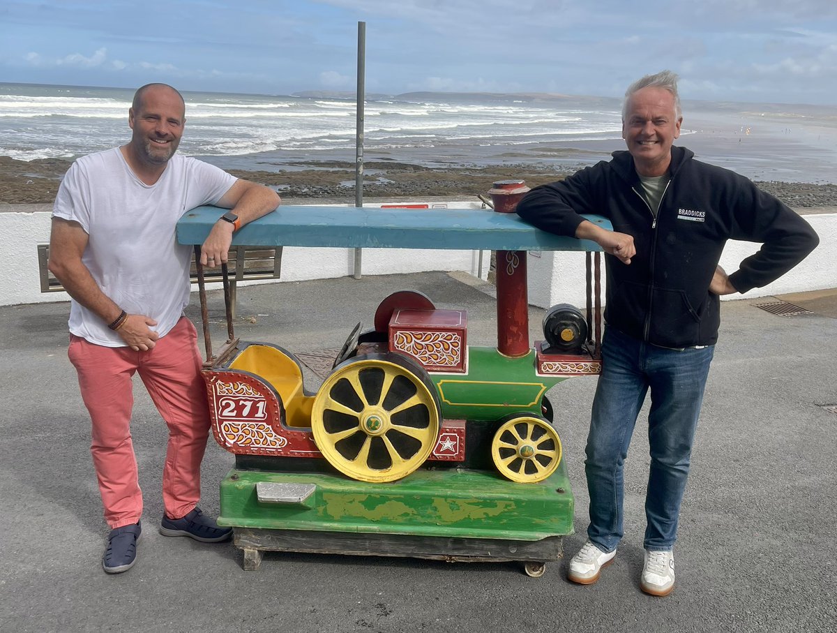 Here's a fun story from Westward Ho! Devon.
A former holiday maker Steve Dance returns 50 or so years later and recaptures a photo in the same Kiddie Ride.
Note the fashion too. 😂
26/9/2025
<a href="/BBCBreakfast/">BBC Breakfast</a> <a href="/GMB/">Good Morning Britain</a> <a href="/BBCDevon/">BBC Devon</a>  <a href="/itvnews/">ITV News</a> <a href="/NDJournal/">NorthDevonJournal</a> <a href="/DevonLiveNews/">Devon Live News</a> <a href="/DevonLiveNews/">Devon Live News</a>