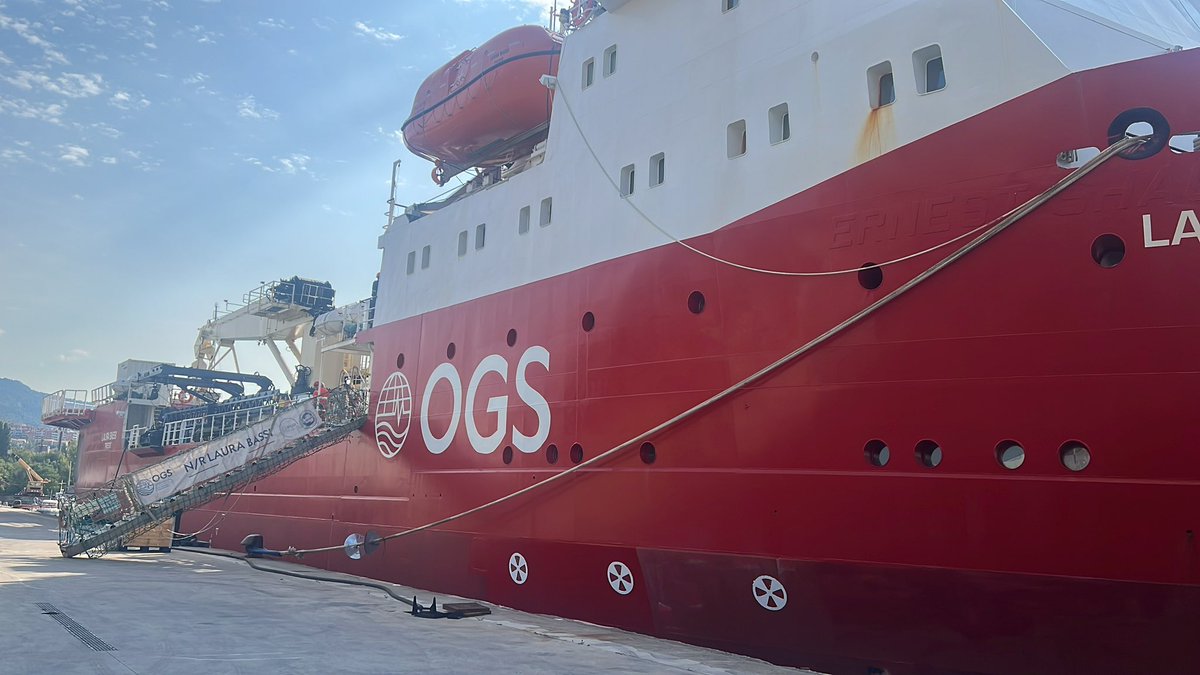 Parte oggi per una #missione nel #Mediterraneo la #nave #rompighiaccio #LauraBassi dell’<a href="/OGS_IT/">OGS</a> con l’obiettivo di raccogliere #dati #acustici e #geofisici. Rientro a #Trieste il 15 #settembre <a href="/TgrRaiFVG/">Tgr Rai Friuli Venezia Giulia</a>