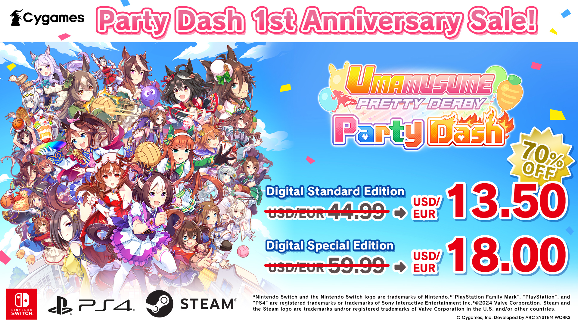 ウマ娘 プリティーダービー 熱血ハチャメチャ大感謝祭！』公式