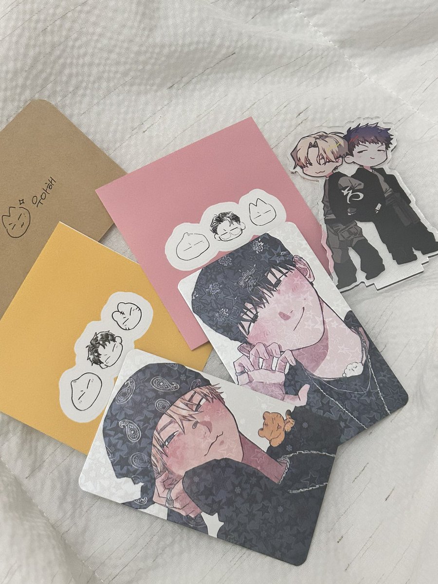 사라님이 보내주셨어요🥺🫶 예뽀니 그림을 소장할 수 있어서 너무너무 행복해요 
ありがとうございます。愛してます。。💖