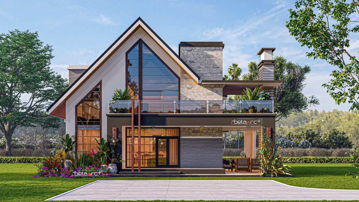 A steep roof teaches us that architecture is not only about covering, but about aspiration