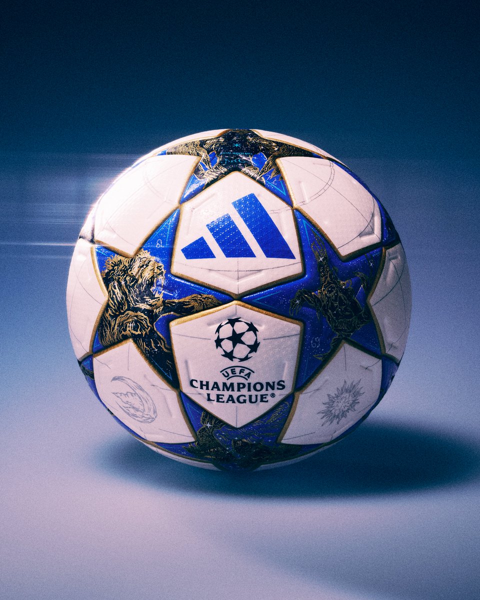 ChampionsLeague's tweet image. This story starts with a star. 💫⚽️

Introducing the new UEFA Champions League Pro Match Ball...

@adidasfootball | #shiningstars