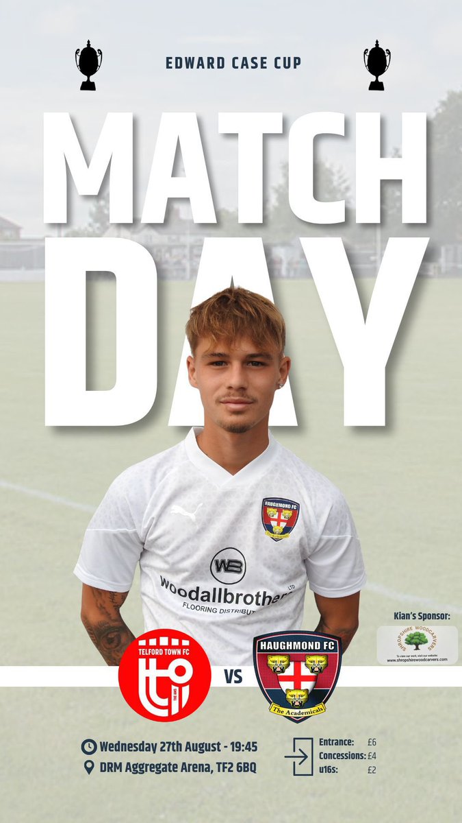 It’s GAMEDAY and it’s back to back cup fixtures as we travel to <a href="/TelfordTownFC/">Telford Town FC</a> for the second time this season in the Edwards Cup 👌

Please click the image below to see all Matchday details and information ⏬

#mond #edwardscup #nonleague