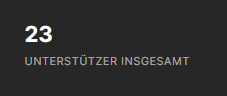 Gestern einfach 4 neue Support a creator Unterstützer dazugekommen 🔥 Vielleicht schaffen wir dann noch die 25 Unterstützer?? (CC: yad-neschla #ad)