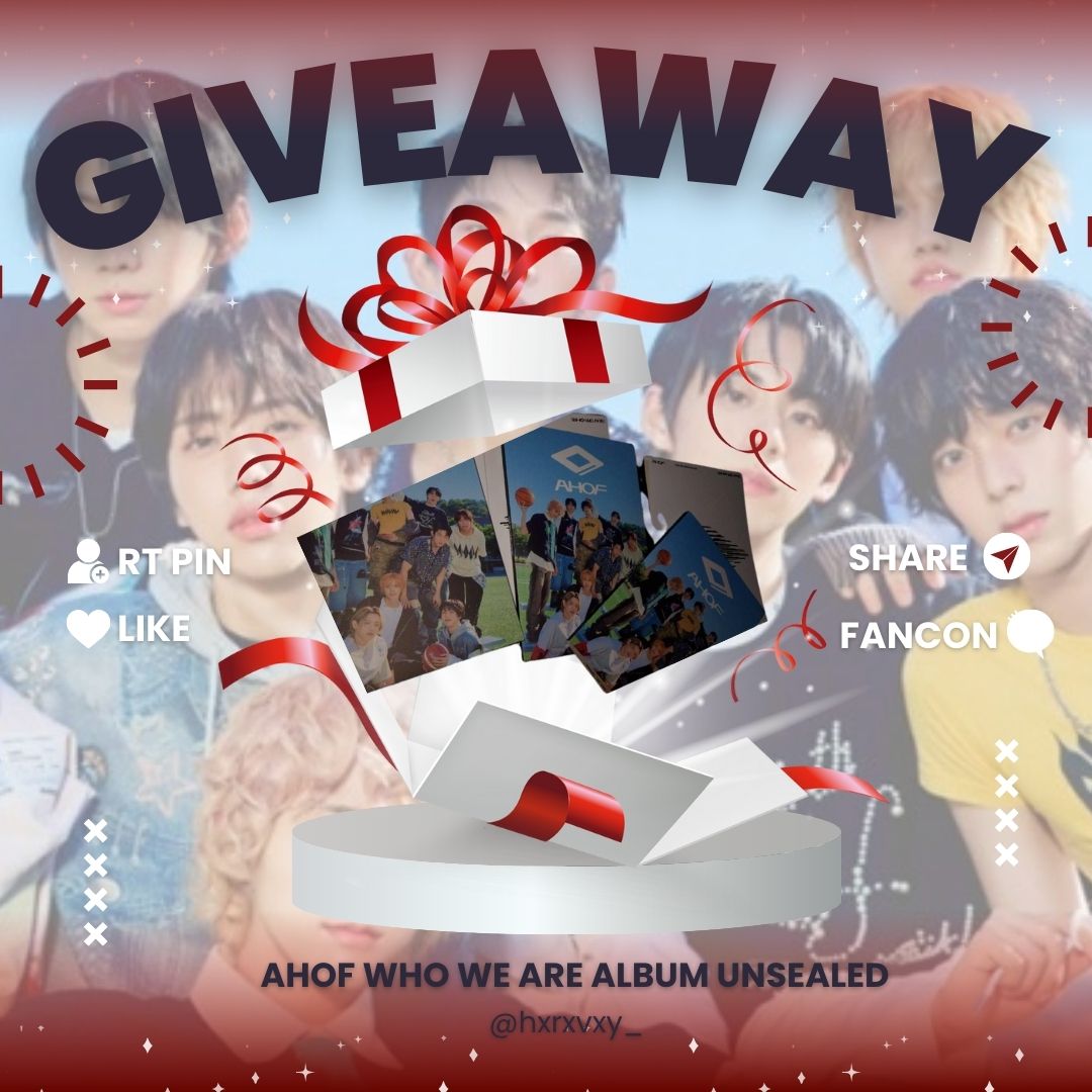 harvz | Kwat GA is open✨ (@hxrxvxy_) on Twitter photo 📢 AHOF ALBUM GIVEAWAY : FANCON 📢
Wanna win an AHOF unsealed album? 👀
Here’s how to join:
💖 Like this tweet
🔁 RT my pinned post
That’s it! Super easy. Will pick on D-day para astig! Ta tut he. 🫶💿
#AHOF #아홉
#AHOF1stFanConPH
#AHOFinManila
#AHOFRendezvousInManila 📢 AHOF ALBUM GIVEAWAY : FANCON 📢
Wanna win an AHOF unsealed album? 👀
Here’s how to join:
💖 Like this tweet
🔁 RT my pinned post
That’s it! Super easy. Will pick on D-day para astig! Ta tut he. 🫶💿
#AHOF #아홉
#AHOF1stFanConPH
#AHOFinManila
#AHOFRendezvousInManila