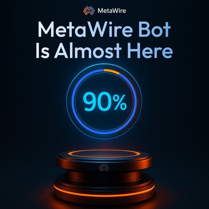 Not all traders are created equal.
Some have better tools.

<a href="/MetaWire_/">Meta Wire</a>’s AI News Bot is that next-level edge.

Scanning, filtering and firing instant signals.

The launch window is opening. 

Be in the cockpit Legends 💪🏼

$META 🚀