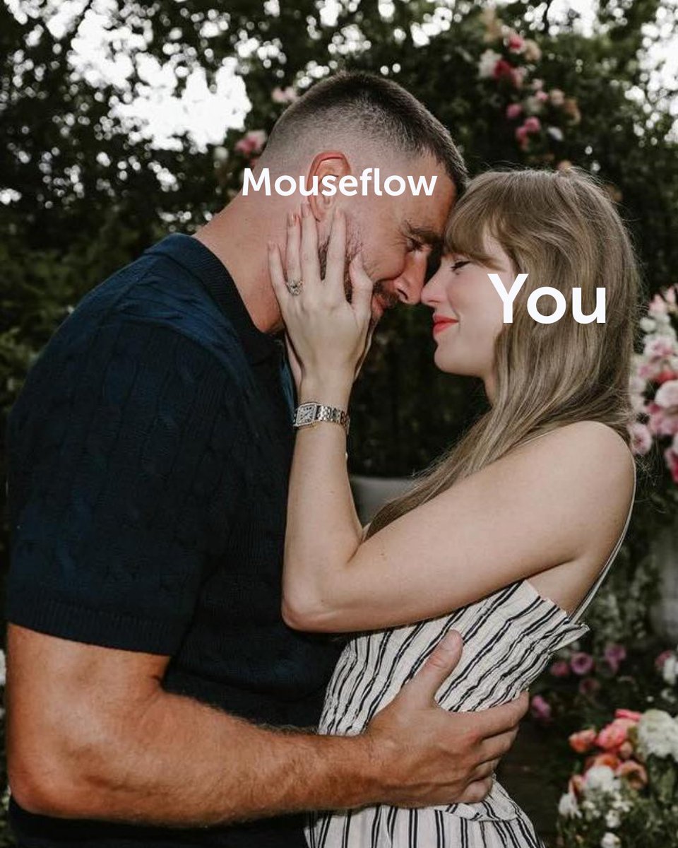 mouseflow's tweet image. Your English teacher and your gym teacher are getting married… but let’s be honest: the real love story is you + Mouseflow. 💍 🥰
From heatmaps to funnels, we’re the partner that always says “yes.”
PS. Congrats you two!
#totalswiftie #TaylorSwift
