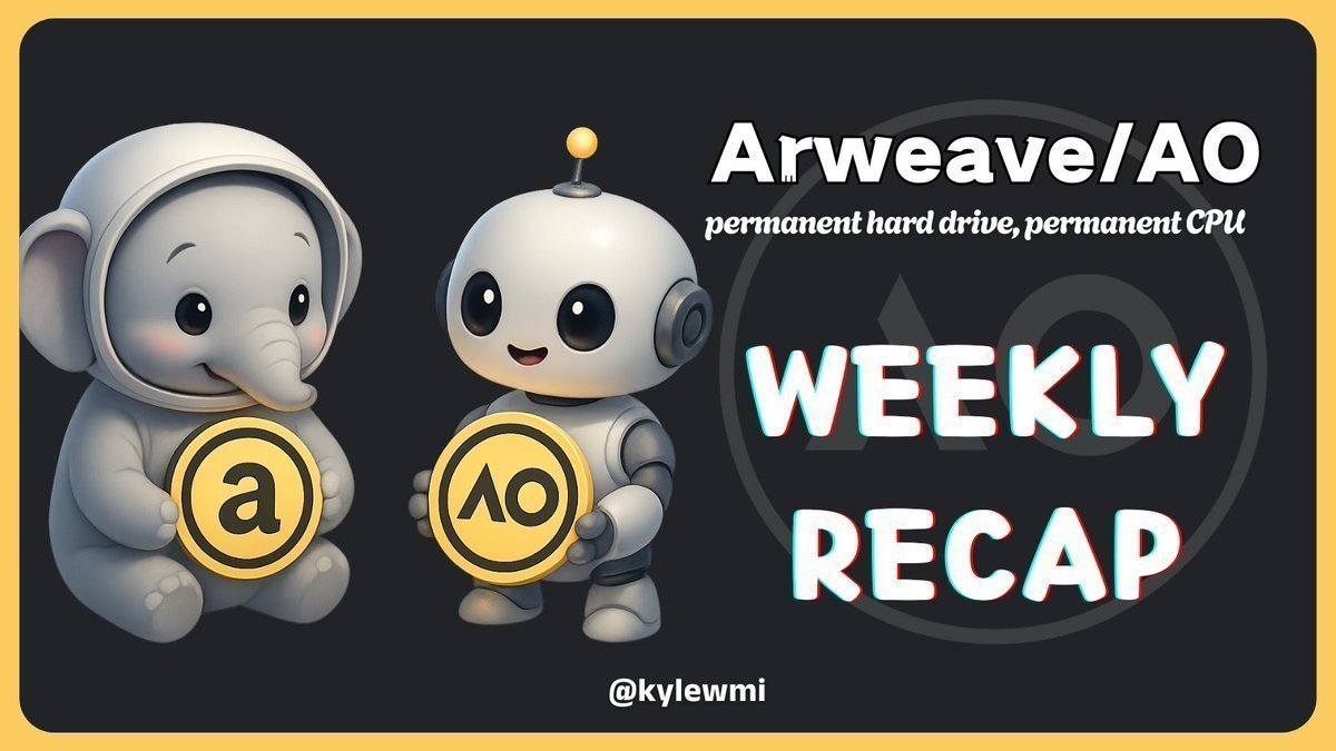 Kyle_13 ⓐ (@kylewmi) on Twitter photo ⚫️ Arweave/AO Ecosystem Week Recap
- Week 34 (8.18-8.24)
❑ <a href="/Liquid_Ops/">LiquidOps | Lending & borrowing on AO</a> launches the Earn page, enabling two-step delegation to earn $LQD.
❑ <a href="/TateBerenbaum/">Tate</a>'s post: search interest in <a href="/ArweaveEco/">Arweave Ecosystem</a> and permanent storage hits an all-time high, surpassing the 2021 NFT boom.
❑ ⚫️ Arweave/AO Ecosystem Week Recap
- Week 34 (8.18-8.24)
❑ <a href="/Liquid_Ops/">LiquidOps | Lending & borrowing on AO</a> launches the Earn page, enabling two-step delegation to earn $LQD.
❑ <a href="/TateBerenbaum/">Tate</a>'s post: search interest in <a href="/ArweaveEco/">Arweave Ecosystem</a> and permanent storage hits an all-time high, surpassing the 2021 NFT boom.
❑