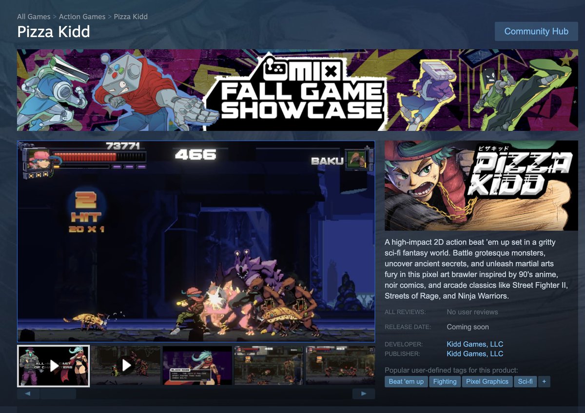 Pretty psyched... MIX Fall Game Showcase 2025! 🍕🎮