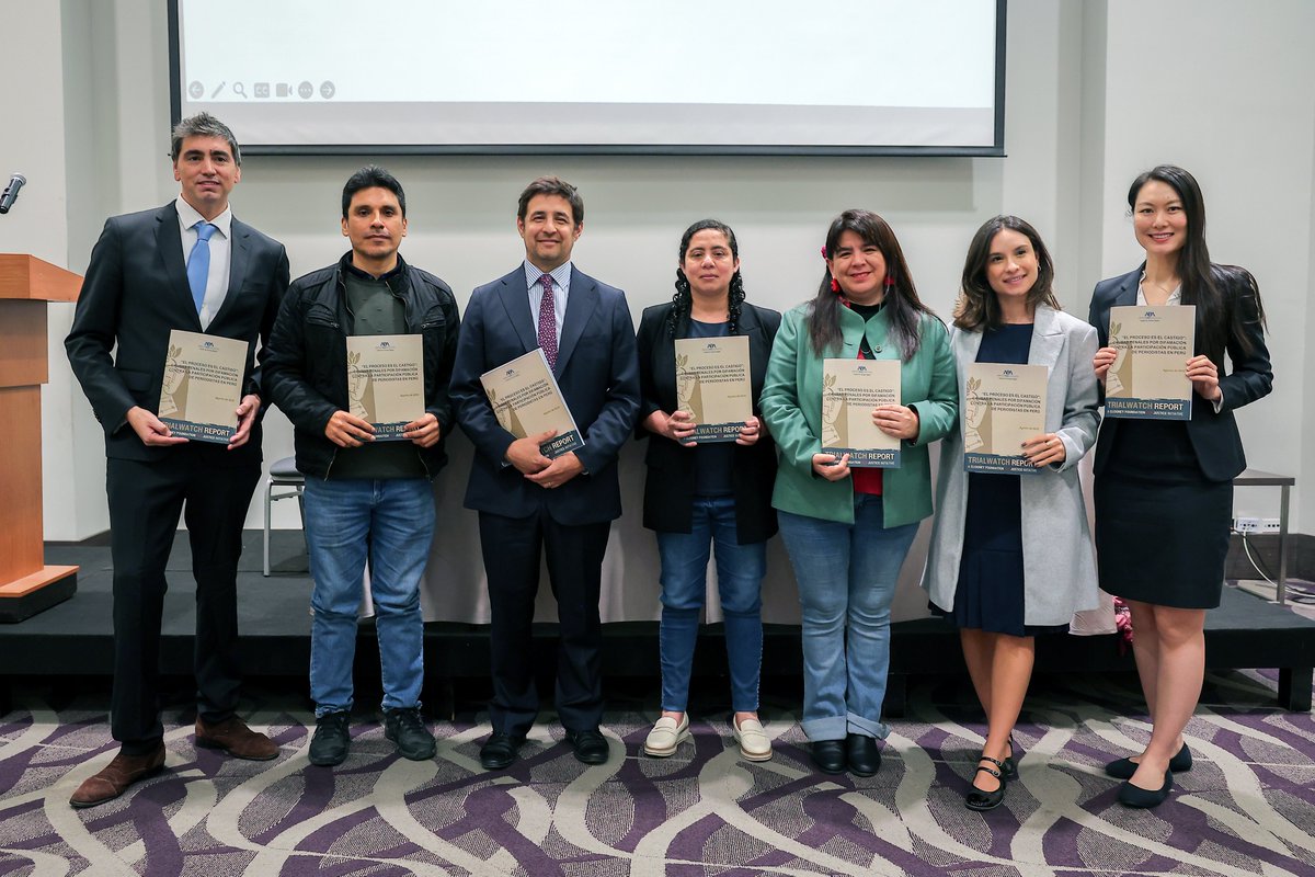La <a href="/ANP_periodistas/">ANP Perú</a> acompañó presentación del informe “El proceso es el castigo: causas penales por difamación contra la participación pública de periodistas en Perú” elaborado por <a href="/chr_aba/">ABA Human Rights</a> y <a href="/ClooneyFDN/">Clooney Foundation for Justice</a>

Más bit.ly/4oW9UCw

Revisa el informe aquí bit.ly/3JRn1ok
