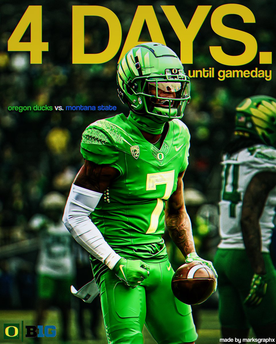 4 days until <a href="/oregonfootball/">Oregon Football</a> comes back