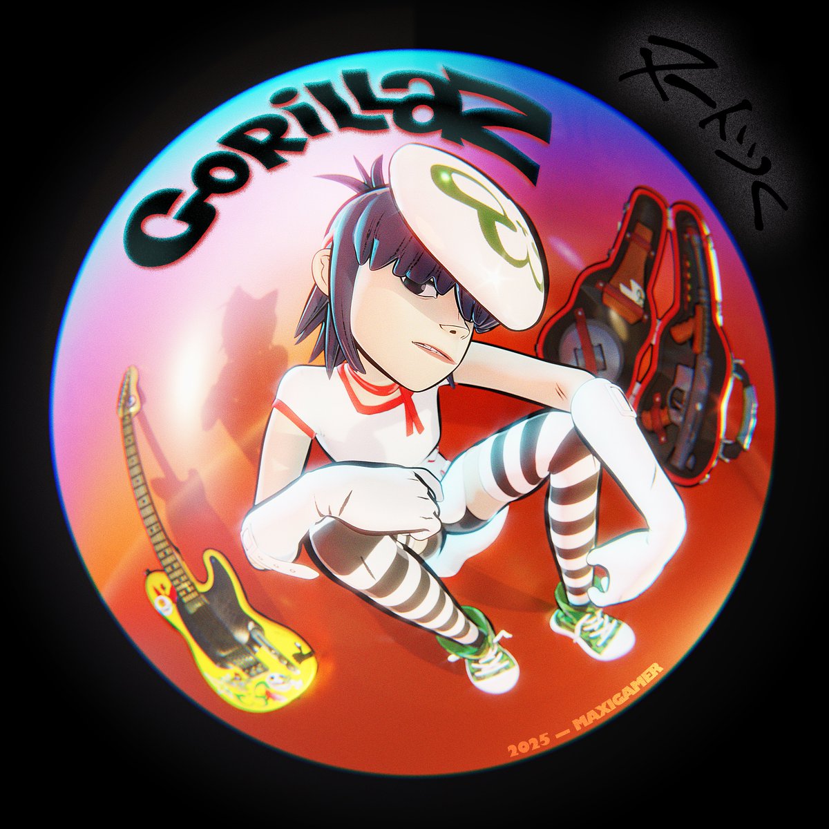 dude did you know that they added #Noodle from #Gorillaz in #Fortnite ??????

#b3d #3DCG