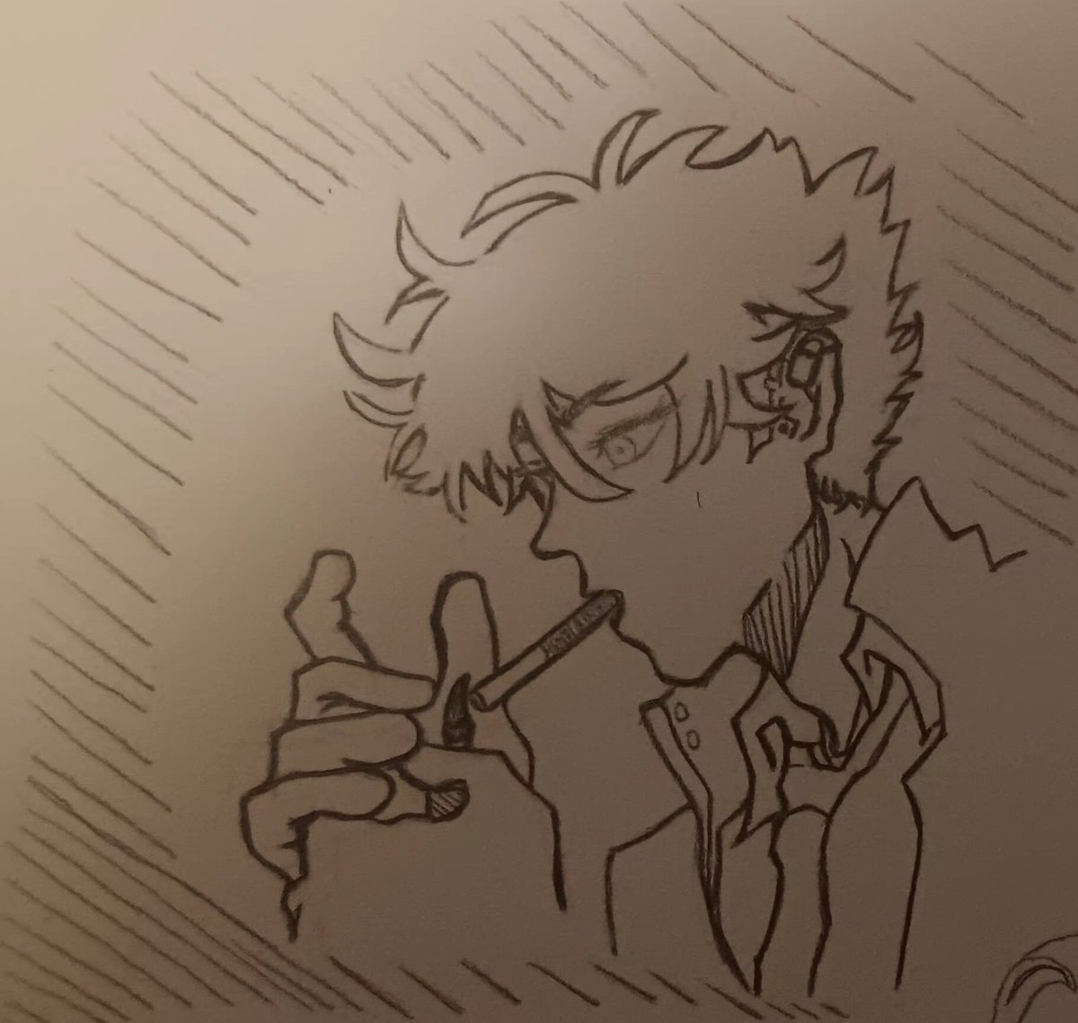 Ts is also an old drawing of Yaguchi from Blue Period btw should watch that anime if u like art/drawing