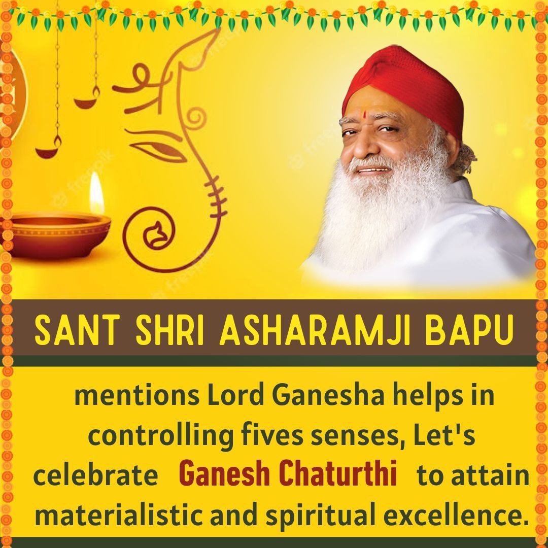 @Naina Mittal (@mi25255627naina) on Twitter photo <a href="/Asharamjiashram/">Sant Shri AsharamJi Ashram</a> Yes true,Sant Shri Asharamji Bapu explains that chanting the mantra " ॐ गं गणपतये नम "on the day of #GaneshChaturthi is highly fruitful, and through the Ganesh Upasana all desires are fulfilled. However, moon sighting is completely prohibited on August 26 and August 27 '2025. <a href="/Asharamjiashram/">Sant Shri AsharamJi Ashram</a> Yes true,Sant Shri Asharamji Bapu explains that chanting the mantra " ॐ गं गणपतये नम "on the day of #GaneshChaturthi is highly fruitful, and through the Ganesh Upasana all desires are fulfilled. However, moon sighting is completely prohibited on August 26 and August 27 '2025.