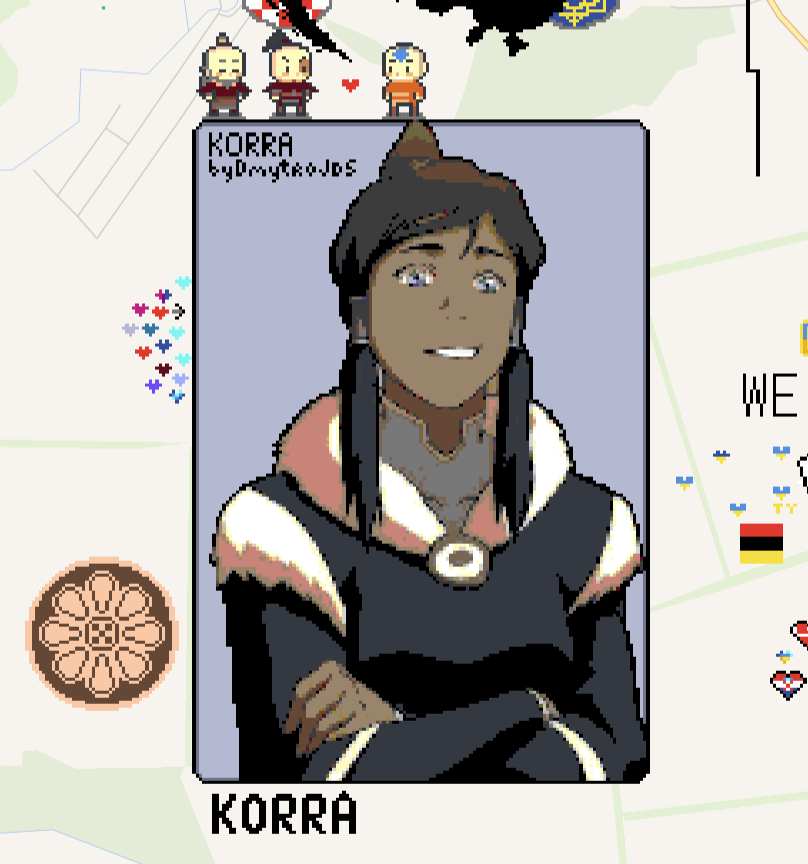 Slowly expanding my "Avatar" section on wplace
#atla #korra #wplace #wplacelive