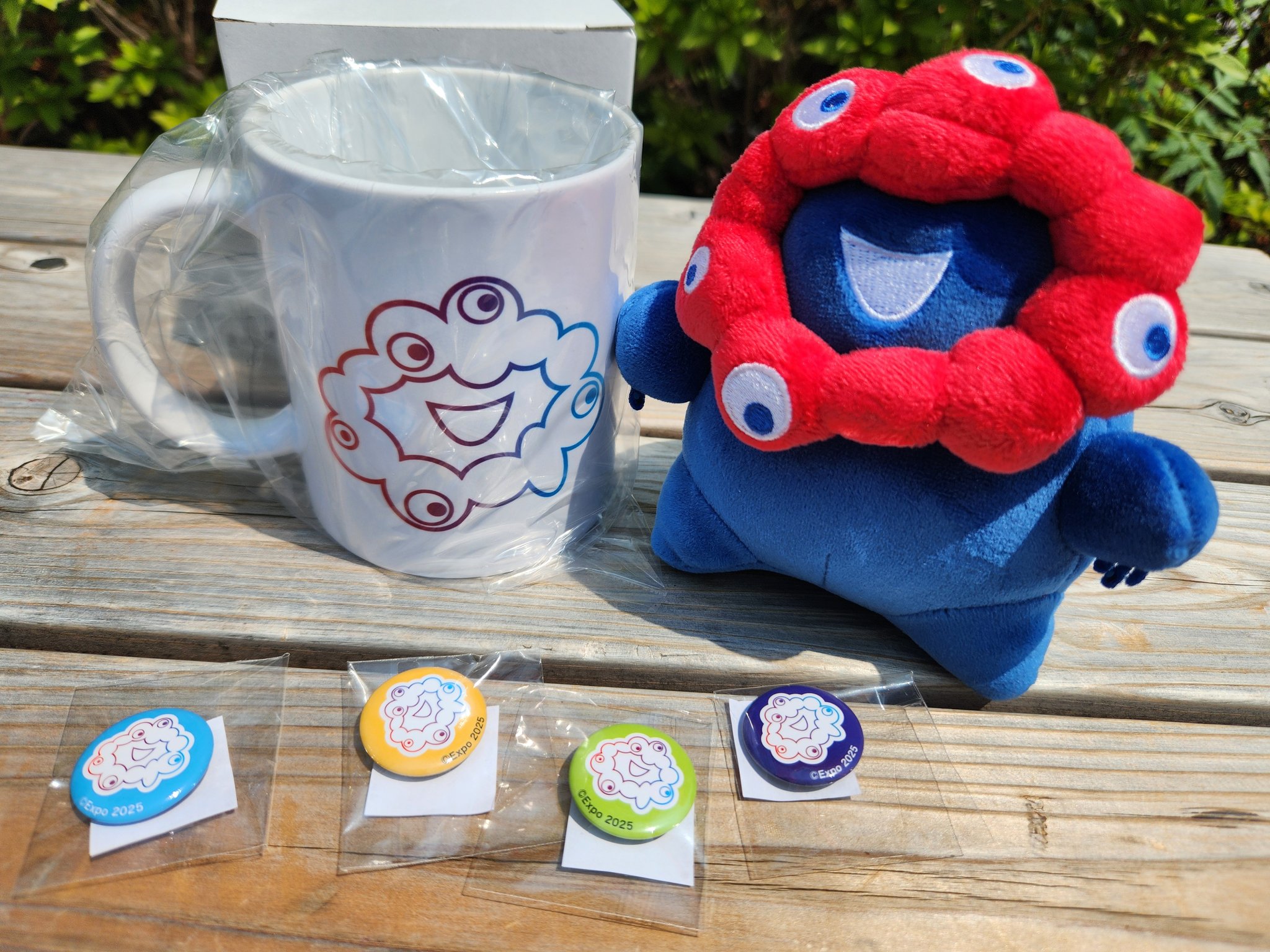 【新品未使用】万博EXPO2025ミャクミャク　ハイジ　マグカップ　2個セット EXPO 2025 ミャクミャク マグカップ2個セット 新品未使用】万博