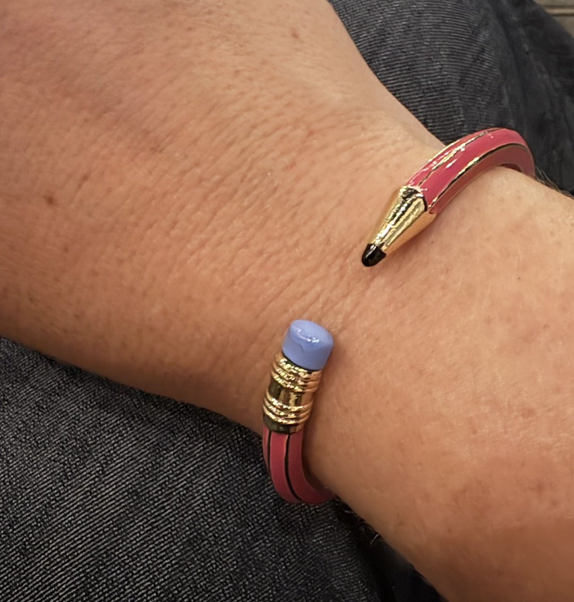 When a student gives you a gift it’s yours forever. It doesn’t matter how long it’s been—when you wear it you think of that precious child and all the precious moments shared. That’s the good stuff. 🥹❤️Thank you, parents, for loving on us . It means more than you’ll ever know!