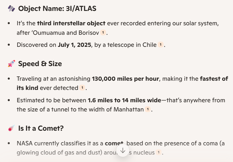 🚨 Incoming from deep space: 3I/ATLAS is the 3rd largest interstellar object ever to crash our solar system party. Scientists say comet. Others whisper... alien tech? 👽 It’s zooming past Mars soon—maybe the orbiters can snap a cosmic selfie? #mars #interstellar #space #3IATLAS