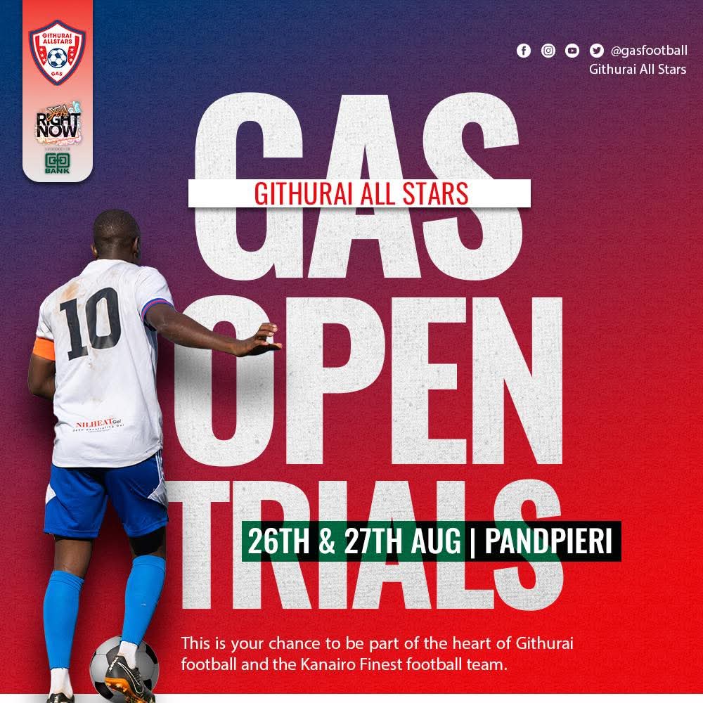 #Update 

Today marks the FINAL day of trials! ⚽🔥
If you missed out yesterday, this is your last chance to showcase your talent and earn a spot with Team GAS. Don’t let the opportunity pass you by—make sure you turn up today! 💯

 #snlgardensandlounge #yeahrightnowwithcoopbank