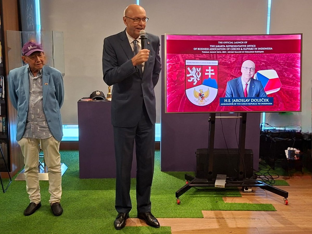 🎉 Great news from Jakarta! The Business Association of Czechs &amp; Slovaks in Indonesia has just opened its new office at the prestigious EightyEight@Kasablanka. Congratulations and looking forward to future projects 🇨🇿🇸🇰🇮🇩.