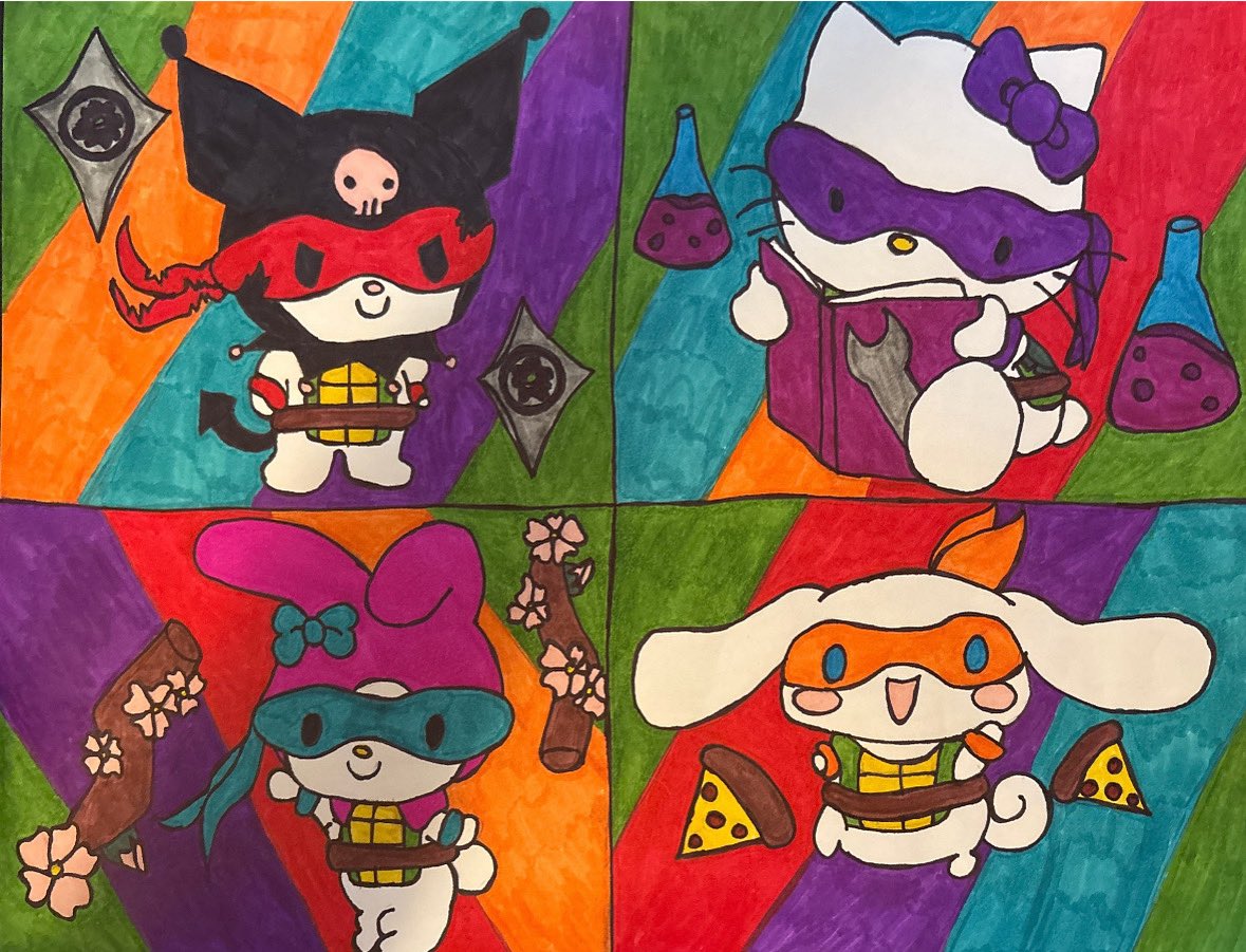 AshleyKeehl's tweet photo. Tmnt Hello Kitty
#tmnt #tmnthellokitty #hellokitty #tmntleo #tmntdonnie #tmntmikey #tmntraph https://t.co/0g6YUxwpRi