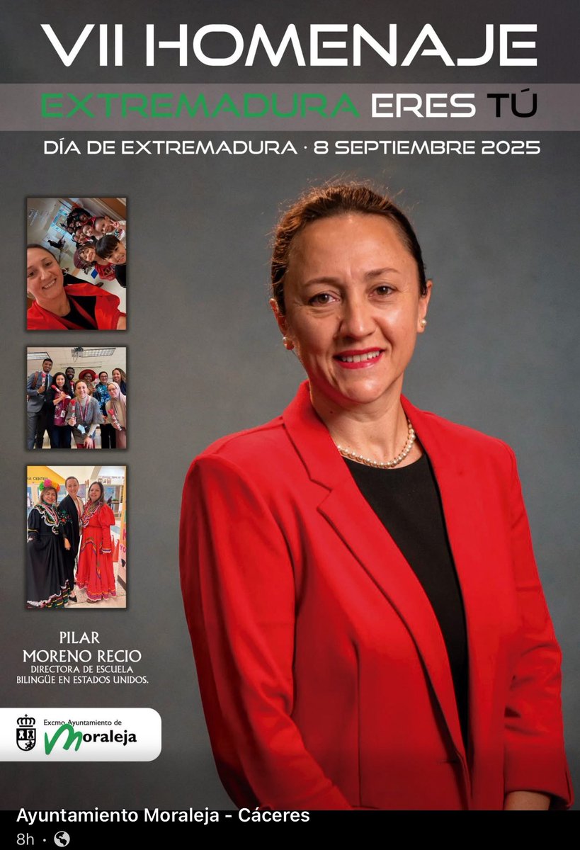 Humbled by this surprising news and tribute, “Extremadura Eres Tu” from my hometown in Spain. 🇪🇸