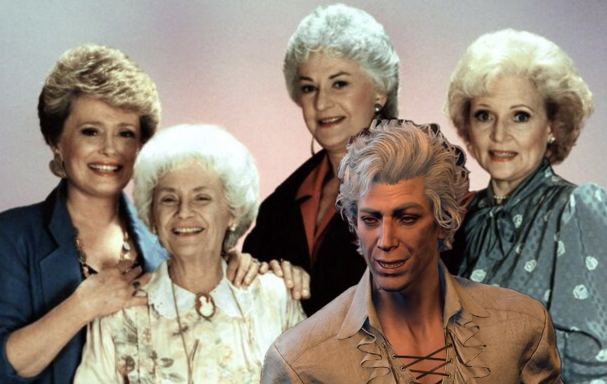 The Golden Girls of Baldur’s Gate. 

#astarion #baldursgate3 #bg3meme