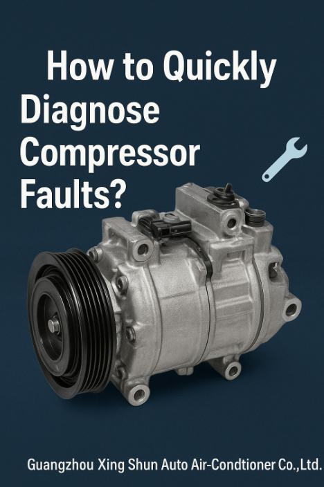 AmyLian52772770's tweet image. 🚗❄️ Quick tips to diagnose A/C compressor faults:
🔧 Unusual noise
🌬 Weak cooling
💧 Oil/refrigerant leaks
🔥 Burning smell
👉 Regular checks save costly repairs!
Guangzhou Xing Shun Auto Air-Conditioner Co., Ltd.
#ACCompressor #CarAC #TruckAC #AutoParts #GuangzhouXingShun