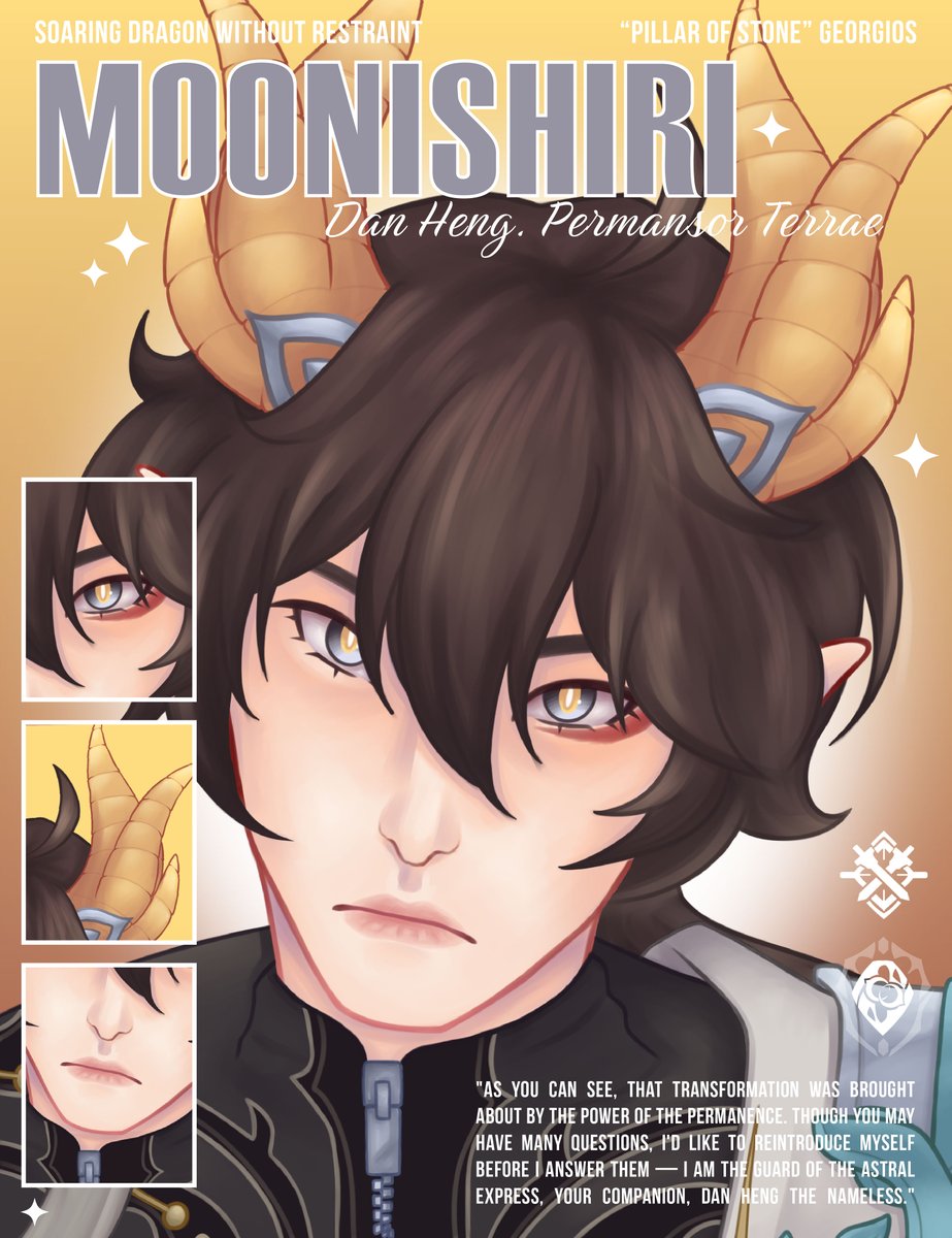 moonishiribloom's tweet photo. dan heng~! :D

#danheng #danhengpermansorterrae #HonkaiStarRail #hsrfanart https://t.co/tUq52mDk5Z