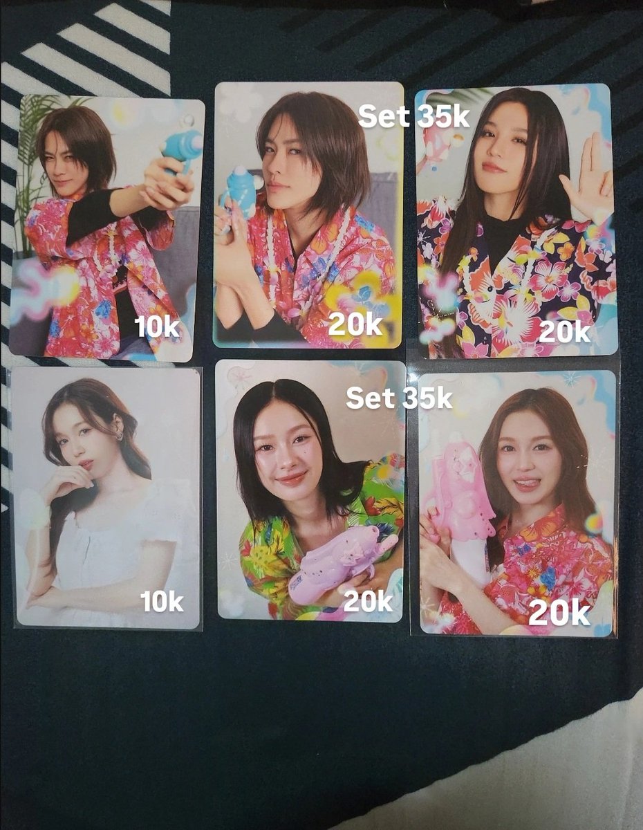 daylightblue01's tweet image. #ths cc milk love milklove songkran, emi bonnie emibonnie songkran, koleksi sendiri, harga incl packing excl ongkir (tidak ada oren), 
Dom bekasi ya
#wts #thaimerch #thaijajan #milklove #emibonnie #milk #love #emi #bonnie #gmmtvgirls