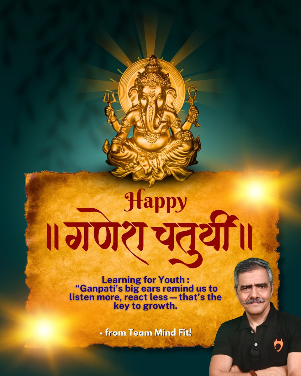 So much to learn from Bappa 🎊❤️