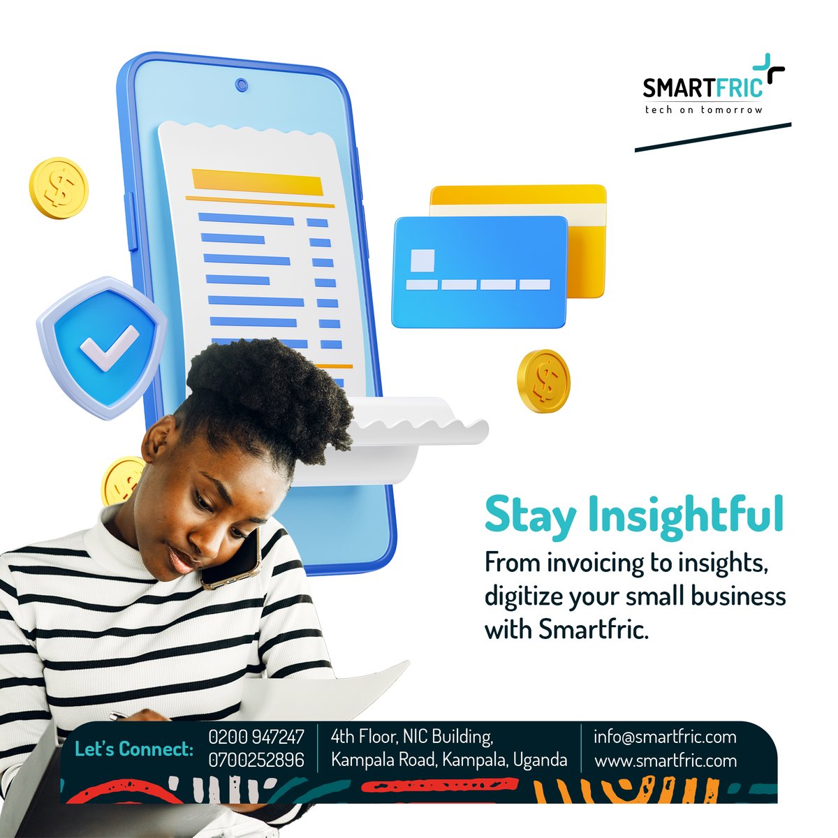 Smartfric_u_ltd's tweet image. Stay Insightful
From invoicing to insights, digitize your small business with Smartfric.