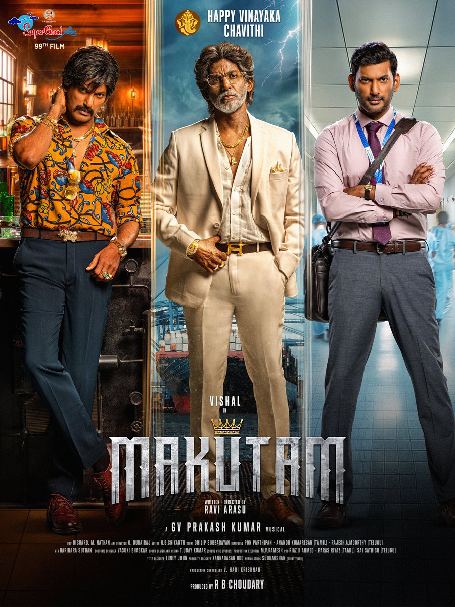 VishalTrends_'s tweet image. Power-Packed First Look of #MAGUDAM ⚓✨

#PuratchithThalapathy @VishalKOfficial in a fierce new avatar 🔥💥

A film that promises action, intensity, and mass ✌️💣