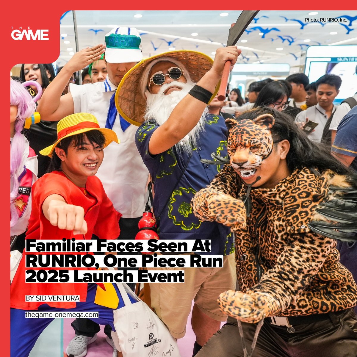 The #OnePieceRun2025 is dropping anchor in Manila this September 28 at SM Fairview! Open to beginners, join thousands of runners and anime fans in an epic race, in partnership with #RUNRIO. 

Ready to take on this voyage? Find out more: thegame-onemega.com/fitness/runrio…