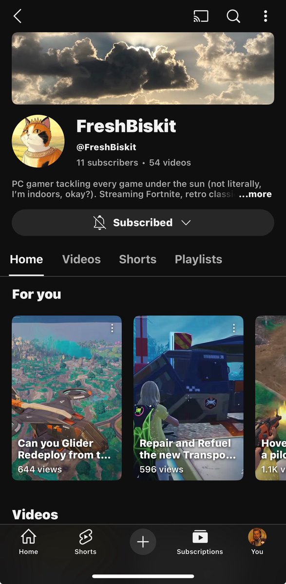 freshbiskit's tweet image. Woo Hoo
Just hit double digits. I shall celebrate with a pint.
#twitchstreamer #YouTube #contentcreatortips #Fortnite