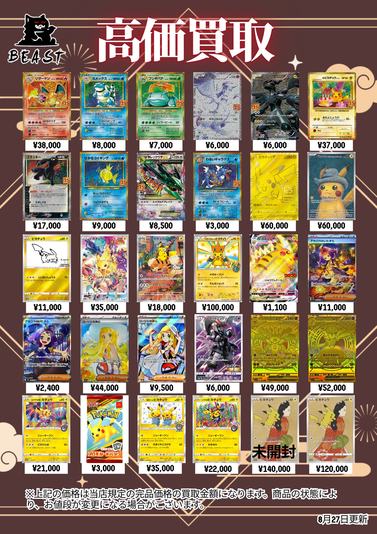 ポケモンカード　第一興商　株主優待　10,000円分 TCG Shop BEAST on X: 